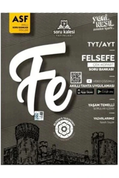 Tyt Ayt Felsefe Çek Koparlı Akıllı Soru Bankası Soru Kalesi ürün görseli 1
