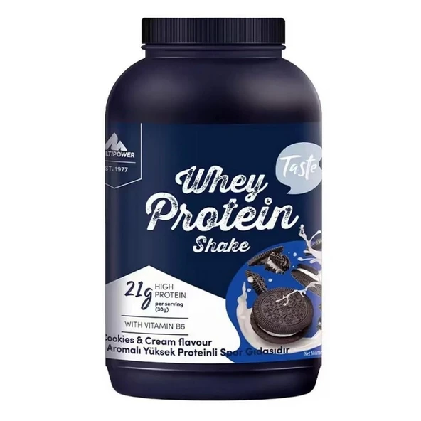 Multipower Whey Protein Shake 900 Gr Cookies & Cream ürün görseli 1