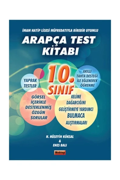 Mektep 10.Sınıf Arapça Test Kitabı ürün görseli 1