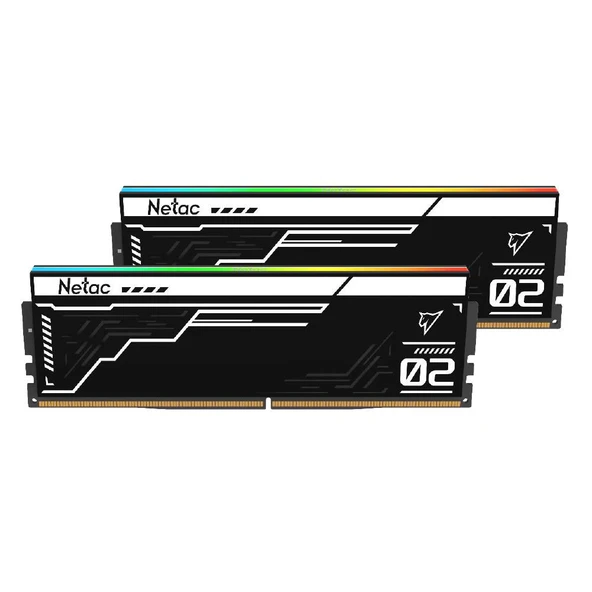 Netac Shadow II RGB 32GB (16GB x 2) 5600MHz DDR5 NTS2D5P56DP-32K ürün görseli 1