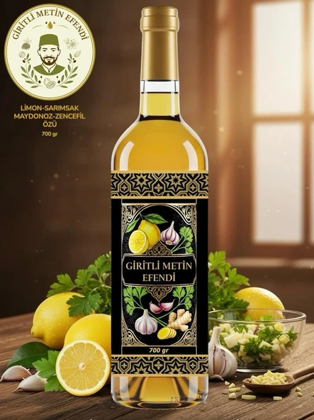 LMS - Z (Limon-Maydanoz-Sarımsak-Zencefil) Özü 700 gr Giritli Metin Efendi ürün görseli 1