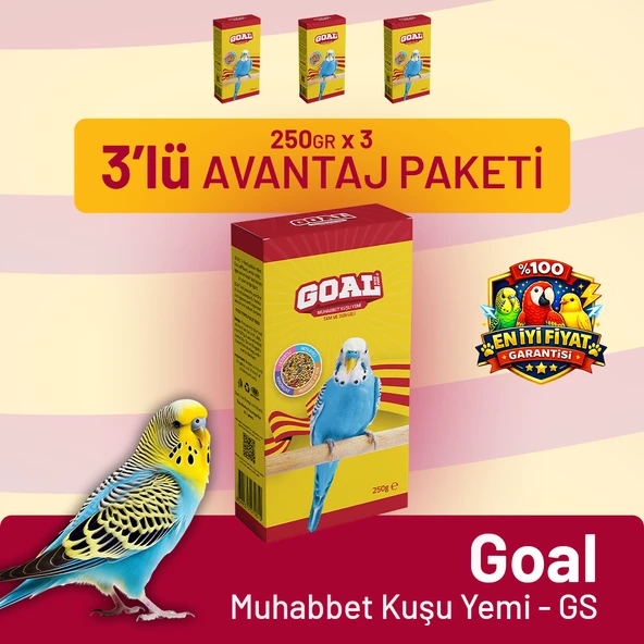 Goal Muhabbet Kuşu Yemi/GS 250 g - 3 Adet ürün görseli 1