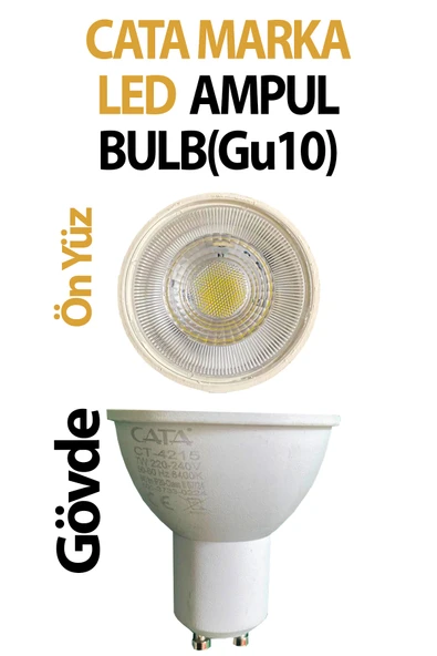 LED Çanak Ampul Beyaz Işık CT-4215 7 W GU10 Duy ürün görseli 1