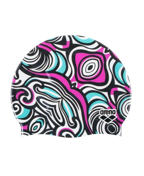 Arena HD Swim Cap Illusion Unisex Çok Renkli Yüzücü Bone 005572253 ürün görseli 1