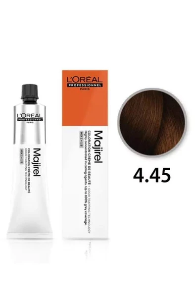 Loreal Professionnel Majirel 4.45 Kahve Bakır Akaju 60 ml Saç Boyası ürün görseli 1