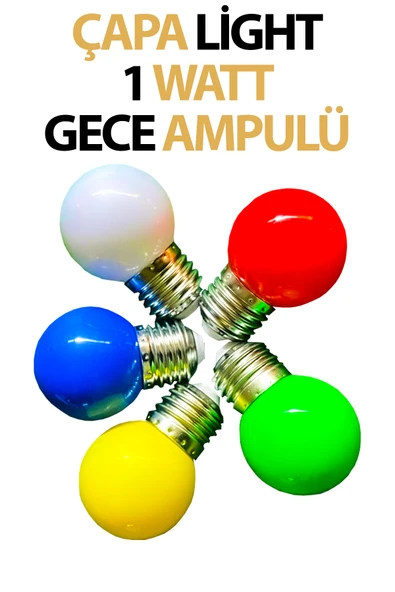 Gece Lambası Ampulü Çapa Light 1 Watt ürün görseli 1