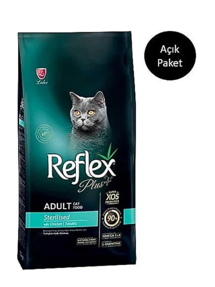 Reflex Plus Sterilised Tavuk Etli 1 kg Yetişkin Kedi Maması - Açık Paket ürün görseli 1