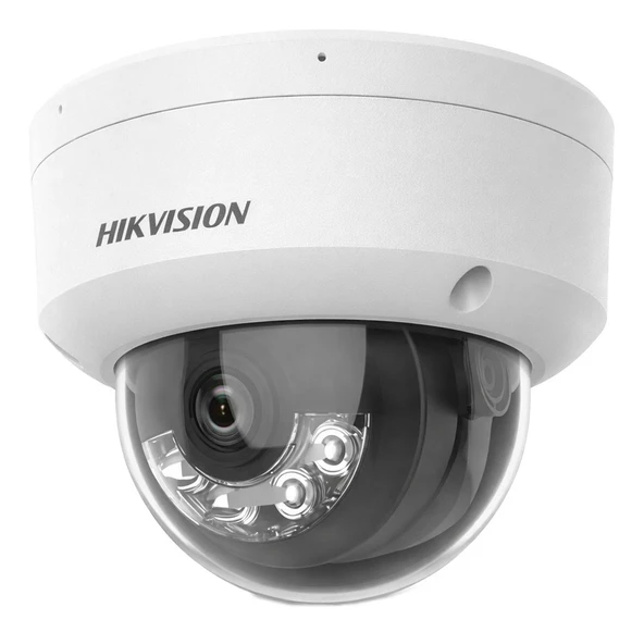 Hikvision DS-2CD1141G2-LIUF 4 MP 2.8Mm Smart Hybrid Light Sesli Dome IP Kamera Gece Renkli Görüntü ürün görseli 1