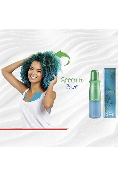 MORFOSE CHANGE COLOR 150ML BLUE-GREEN - Resim 2