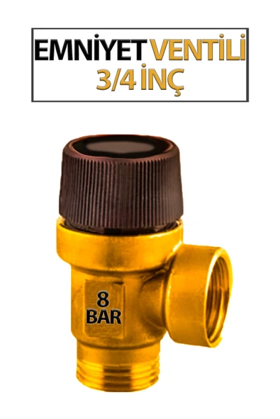 3/4'lük Emniyet Ventili 8 Bar ürün görseli 1