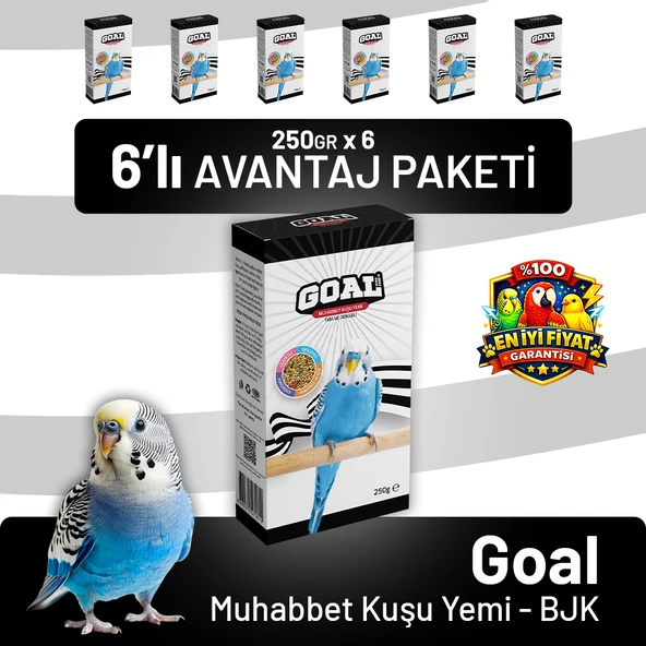 Goal Muhabbet Kuşu Yemi/BJK 250 g - 6 Adet ürün görseli 1
