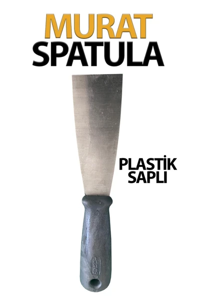 Plastik Saplı Spatula NO 4 (Ekonomik, Paslanmaz Ağız Genişliği 40 Mm) ürün görseli 1