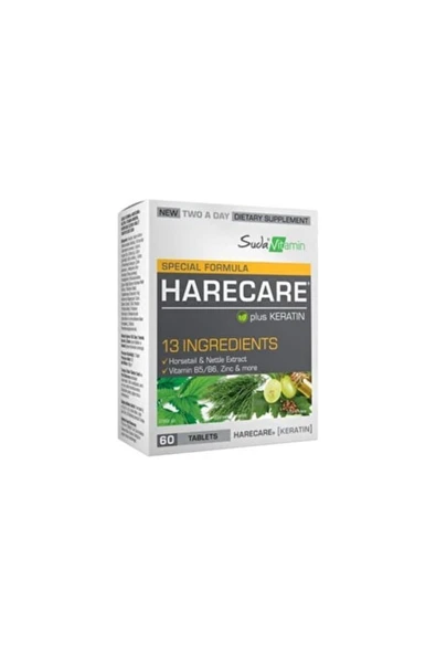 Suda Vitamin Harecare 60 Tablet ürün görseli 1