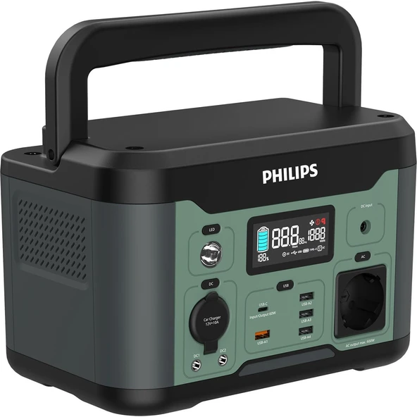 DLP8093CB Siyah Ac Dc Çıkışlı Taşınabilir Güç Kaynağı 600W ürün görseli 1