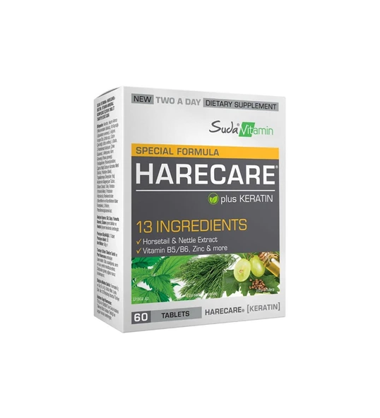 Suda Vitamin Harecare 60 Tablet ürün görseli 1