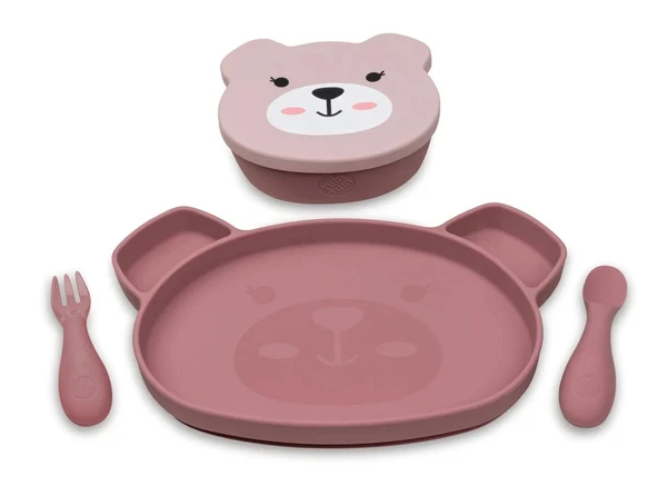 Tum Tum Silikon Beslenme Seti (5 parça) - Betsy Bear ürün görseli 1