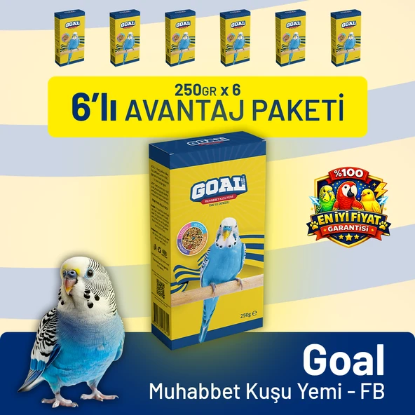 Goal Muhabbet Kuşu Yemi/FB 250 g - 6 Adet ürün görseli 1
