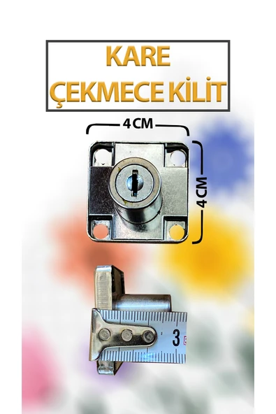 Kare Dolap, Çekmece Kilidi Gömme Kilit ürün görseli 1