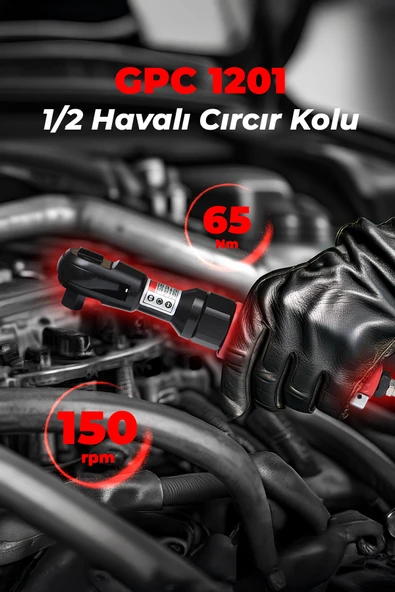 Gaptools 1/2 Havalı Cırcır Kolu Gpc1201 ürün görseli 1