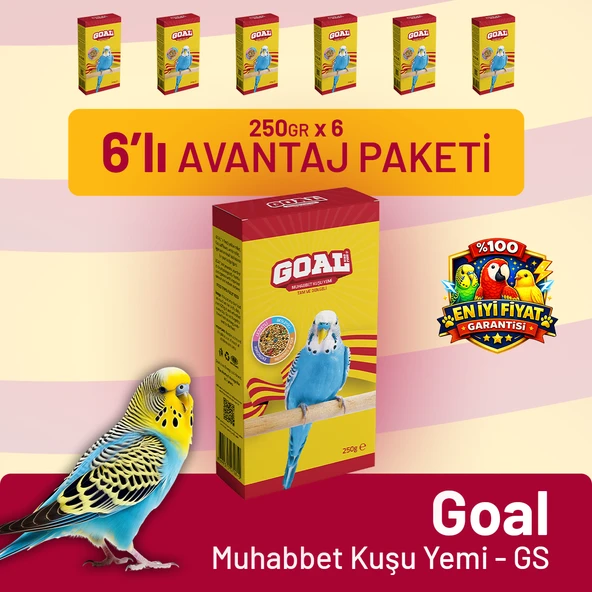Goal Muhabbet Kuşu Yemi/GS 250 g - 6 Adet ürün görseli 1