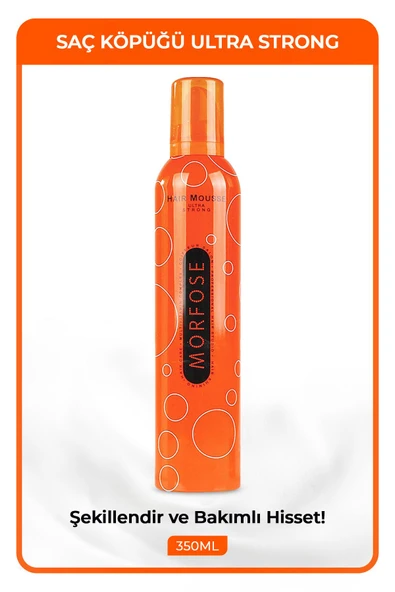 MORFOSE SAÇ KÖPÜĞÜ 350ML TURUNCU ürün görseli 1
