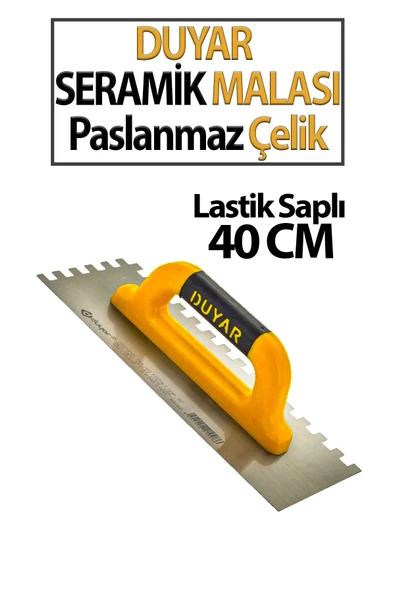 Seramik Malası Çelik Ergonomik 40 Cm - Resim 2