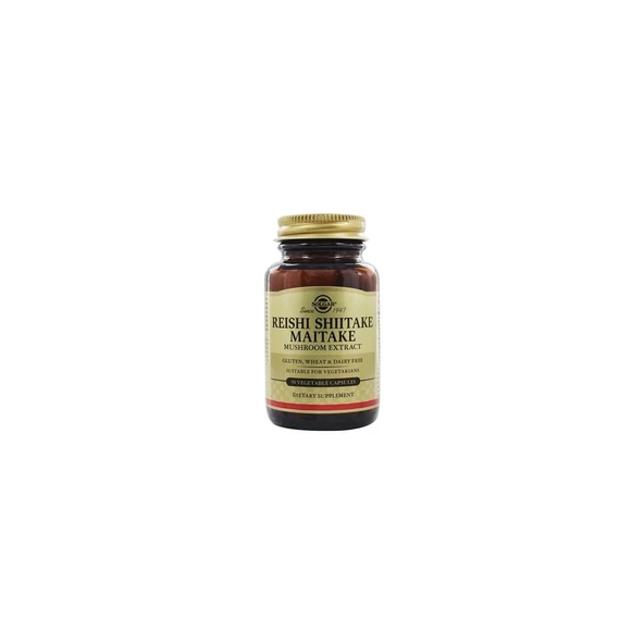 Solgar Reishi Shiitake Maitake Mushroom Extract 50 Kapsül SLG023185 ürün görseli 1