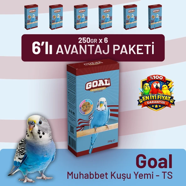 Goal Muhabbet Kuşu Yemi/TS 250 g - 6 Adet ürün görseli 1