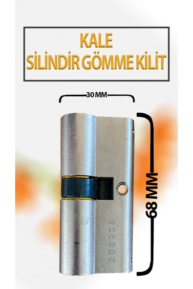 Silindir Gömme Kilit Ahşap, Alüminyum Kapılar İçin Geniş Tip, Rozet için Montaj Delikli 152 R ürün görseli 1