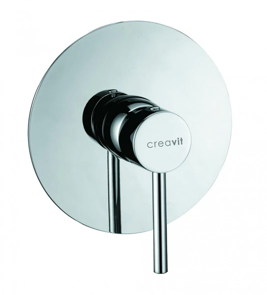Creavit DFC2098 Tek Su Çıkışlı Ankastre Duş Bataryası - Krom ürün görseli 1