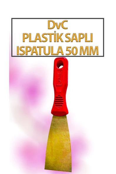 Plastik Saplı Spatula NO 50 (Ekonomik, Paslanmaz Spatula Ağız Genişliği 50 Mm ) ürün görseli 1