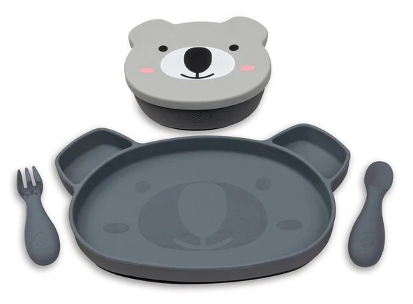 Tum Tum Silikon Beslenme Seti (5 parça) - Kev Koala ürün görseli 1