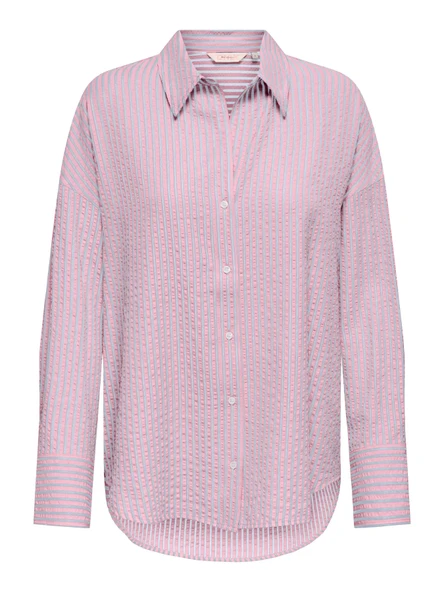 15369696 ONLOREGON BARI L/S STRIPE SHIRT WVN ürün görseli 1