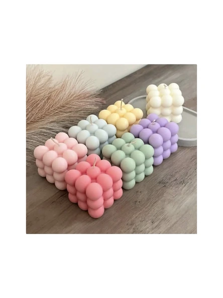 Dekoratif Bubble Mum 5 Adet ürün görseli 1