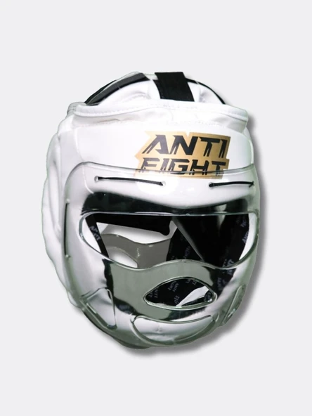 Anti Fight Yüz Korumalı Boks kaskı Beyaz ürün görseli 1