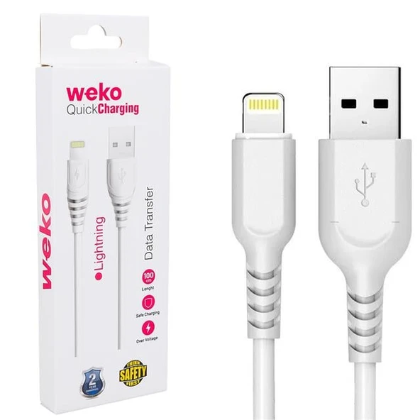 Weko WK-22019 USB To Lightning Telefon Şarj Kablosu ürün görseli 1
