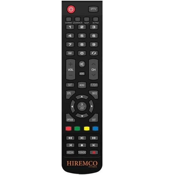 Hiremco Turbo IP Uydu Alıcı Kumandası ürün görseli 1
