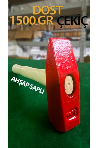 Çekiç Ahşap Saplı Sağlam Dayanıklı 1500 Gr - Resim 3