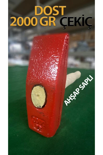 Çekiç Ahşap Saplı Sağlam Dayanıklı 2000 Gr - Resim 2
