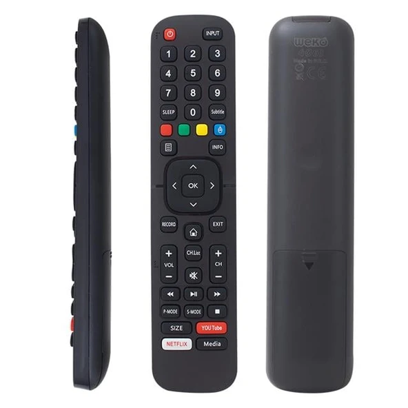 Hisense / Strong Netflix-Youtube-Media Tuşlu Lcd-Led Tv Kumandası ürün görseli 1