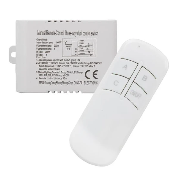 Powermaster PM-20977 Avize Kumandası 4 Fonksiyonlu ürün görseli 1