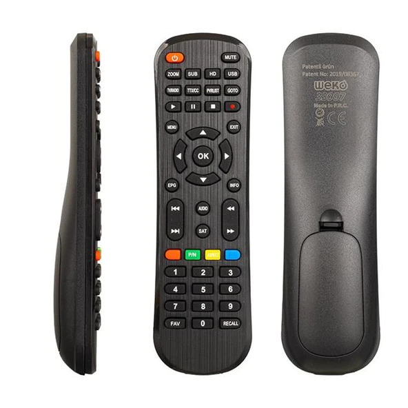 Hometech HT 1000 - HT 1050 / Redline HD Recaal - Fav Tuşlu Uydu Alıcı Kumandası ürün görseli 1