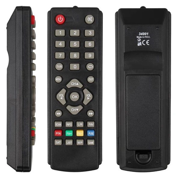 Yumatu Multiking - Mersat Multibox Scart - Hiremco Seoul Minibox Gold Game Tuşlu Uydu Alıcısı Kumandası ürün görseli 1