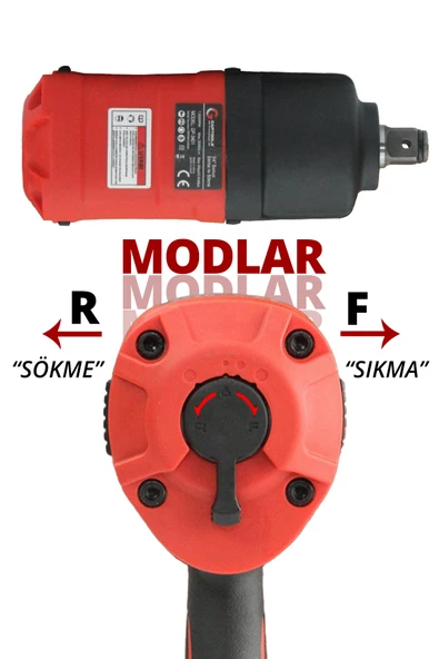 Gaptools Havalı Somun Sökme 3/4 Gp3401 - Resim 3