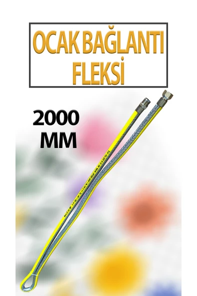 Ocak Bağlantı Fleksi 2000 Mm (2 Metre) Uzunluğunda 1/2 Lik ürün görseli 1