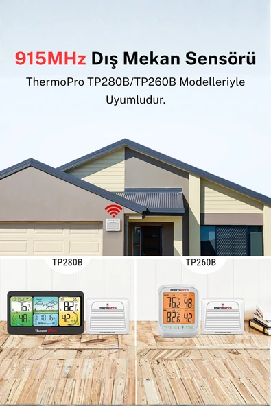 Thermopro TX7C ( TP280B-TP260B) Modelleri için İlave Dış Sensör - Resim 2