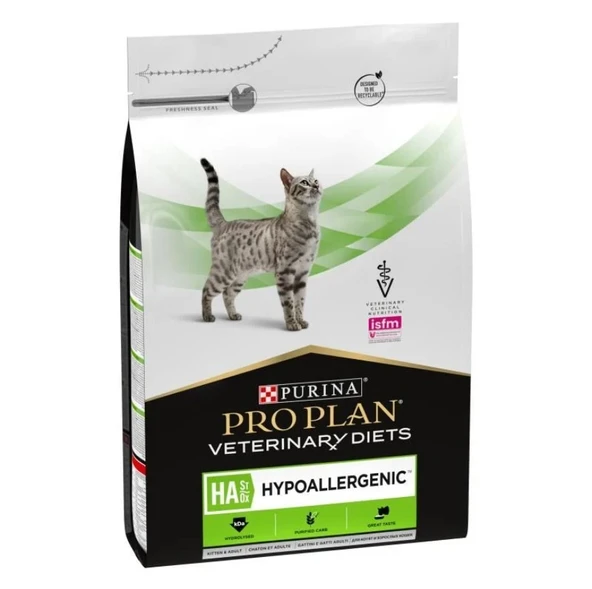 Pro Plan Veterinary Diets HA Hypoallergenic Kedi Kuru Maması 1.3 Kg ürün görseli 1