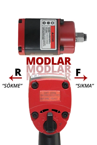 Havalı Somun Sökme Mini 1/2 GPMI1201 - Resim 3