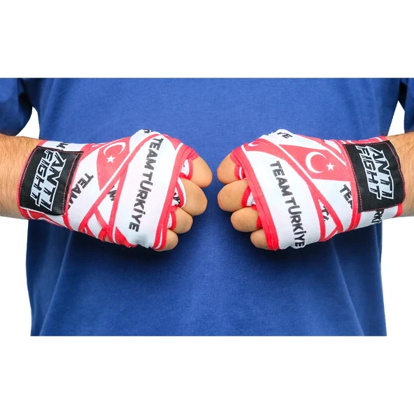 Anti Fight Team Türkiye Boks Bandajı ürün görseli 1
