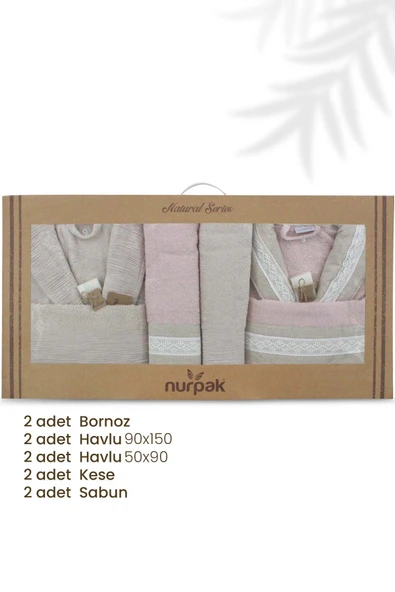 NURPAK BORNOZ AİLE SETİ ürün görseli 1